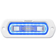 RIGID Industries SR-L Series Marine Spreader Light - White Flush Mount - White Light w/Blue Halo [51201]