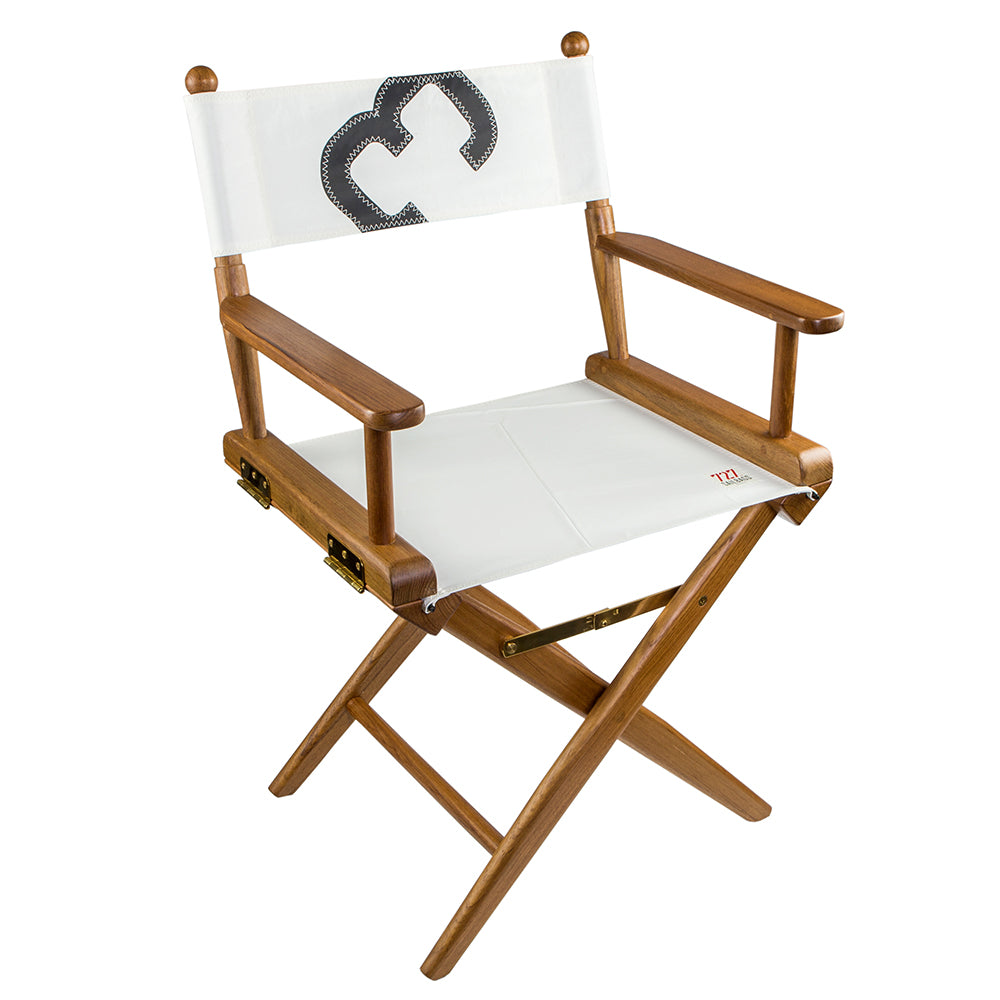 Whitecap Directors Chair w/Sail Cloth Seating - Teak [61044]