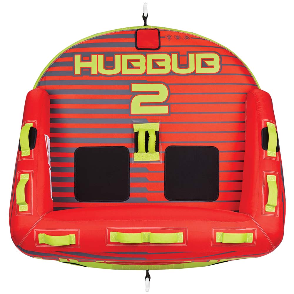 Full Throttle Hubbub 2 Towable Tube - 2 Rider - Red [303400-100-002-21]