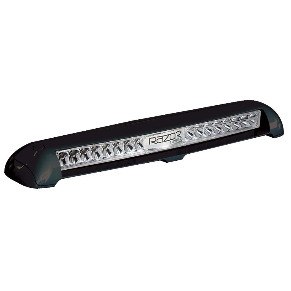 Lumitec Razor Light Bar - Spot - Black Housing - Flush Mount [101589]