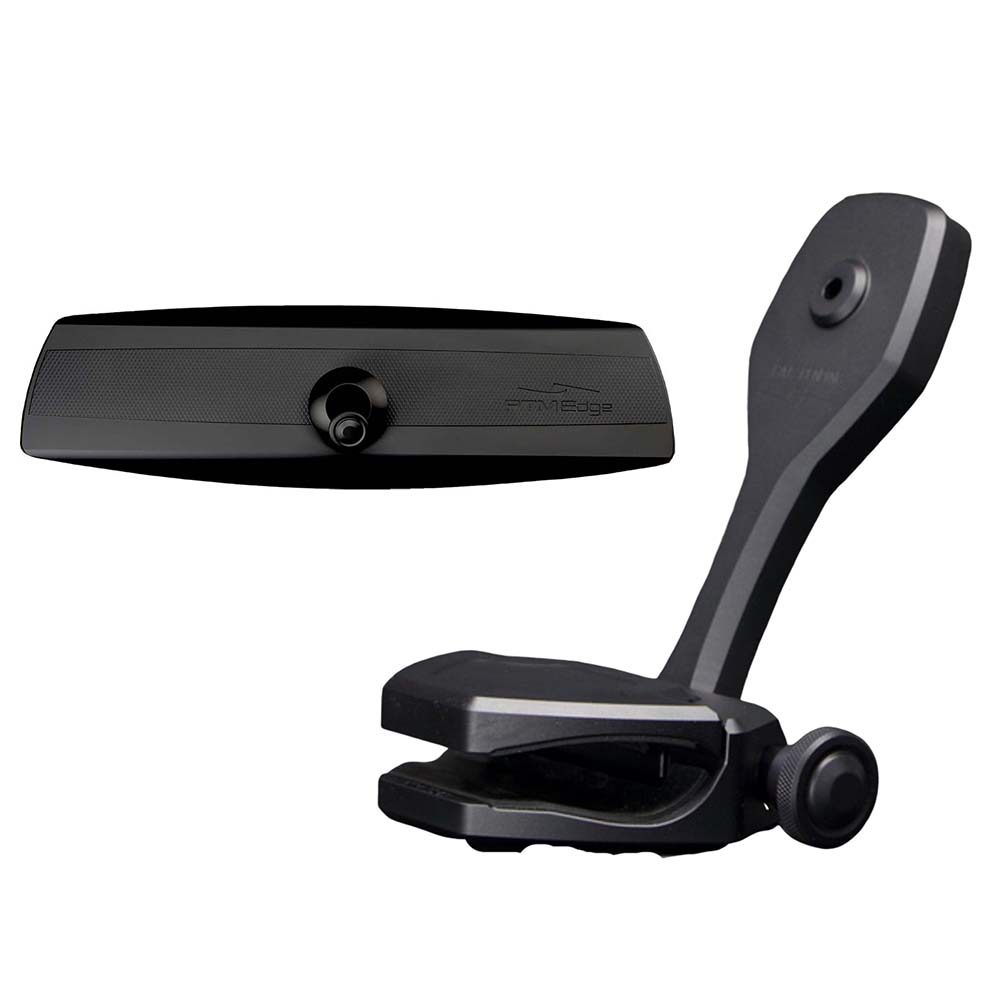 PTM Edge Mirror/Bracket Kit w/VR-140 Elite Mirror  ZXR-320 (Black) [P12848-1320TEBBK]