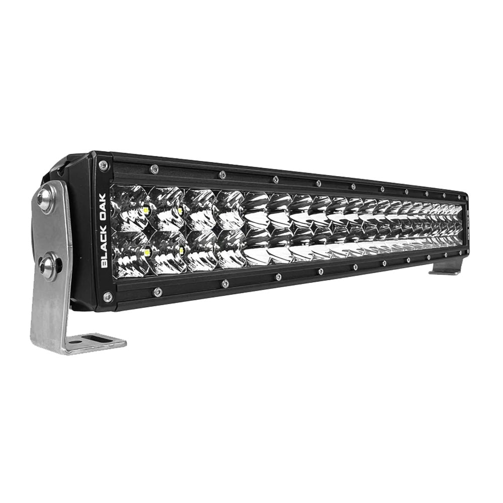 Black Oak Pro Series 3.0 Double Row 20" LED Light Bar - Combo Optics - Black Housing [20C-D5OS]