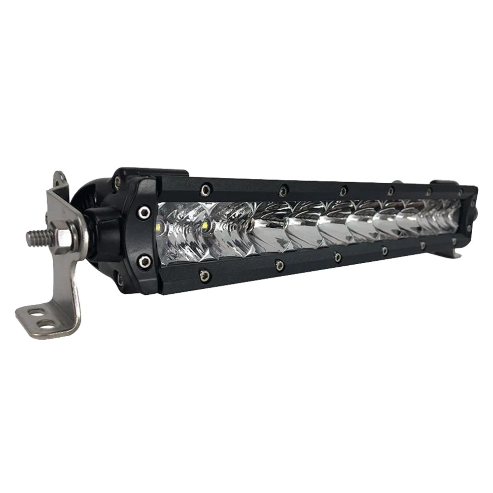 Black Oak 10" Single Row LED Light Bar - Combo Optics - Black Housing - Pro Series 3.0 [10C-S5OS]