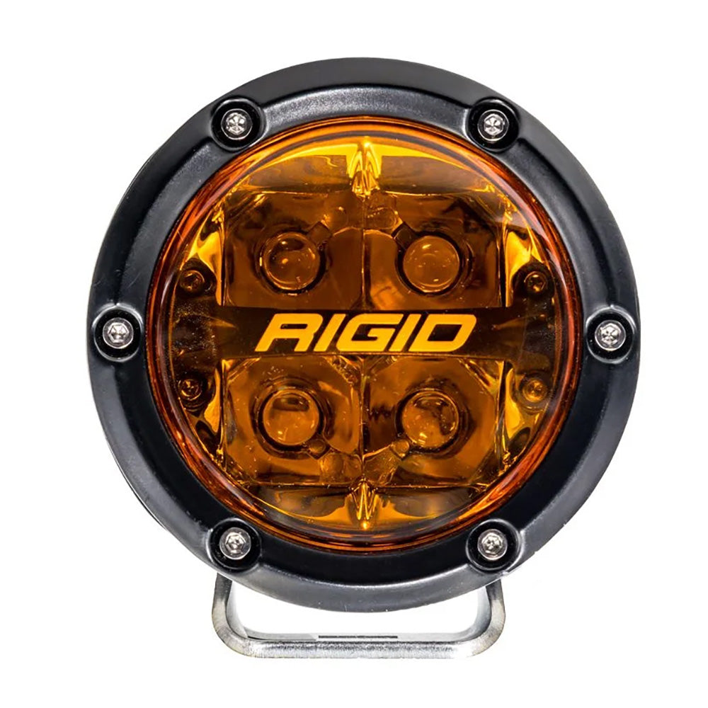 RIGID Industries 360 Series 4" Spot w/Amber Pro Lens - Pair [36123]